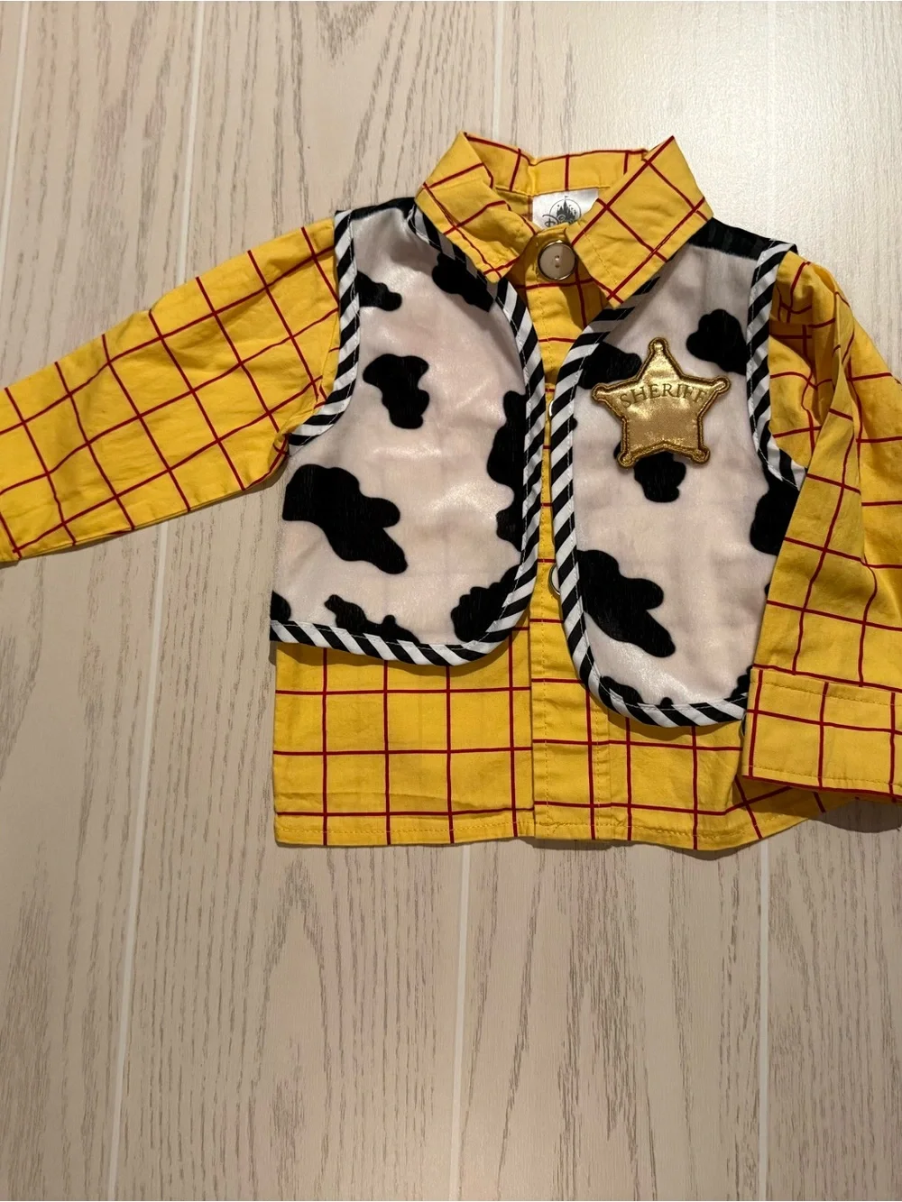 Disney Toy Story Woody 3 Piece Baby Outfit Size 12-18M Western Cowboy Sheriff